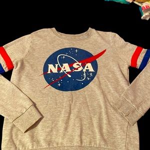 NASA sweat shirt gray small